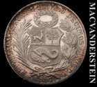 Peru: 1887 TF One Silver Sol - Choice Brilliant Uncirculated  Lustrous  #L7751 — photo 1