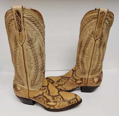 larry mahan python boots