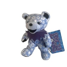 Grateful Dead Bean Bear Collection by Liquid Blue NWT Snowflake Bear 1990