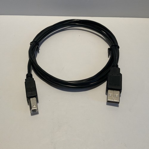 6 Ft USB 2.0 A-Male to B-Male Printer Cable Black - Picture 2 of 4