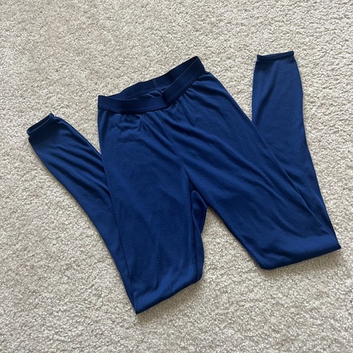 Patagonia Capilene Base Layer Leggings Blue Wm Sz Small Light Weight Polyester - Picture 3 of 16