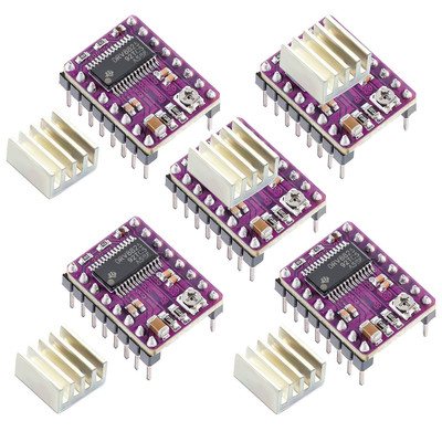 5Pcs DRV8825 Stepper Motor Driver Module for 3D Printer Ramps 1.4 Stepstick+H...