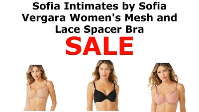 Sofia Intimates by Sofia Vergara Women's Mesh and Lace Space BRAND NEW WITH TAGS