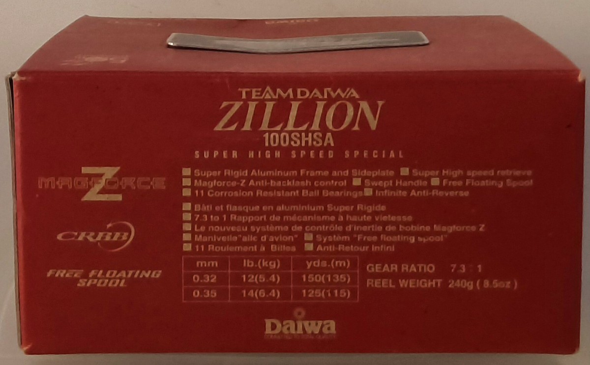 Moulinet Casting Daiwa Zillion SV TWG 2021 - ultra polyvalent - Leurre