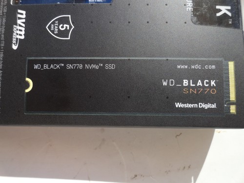 WD_BLACK SN770 NVMe 1TB GAMING Solid State Drive Gen4 SSD WDS100T3X0E NEW SEALED - Picture 4 of 10