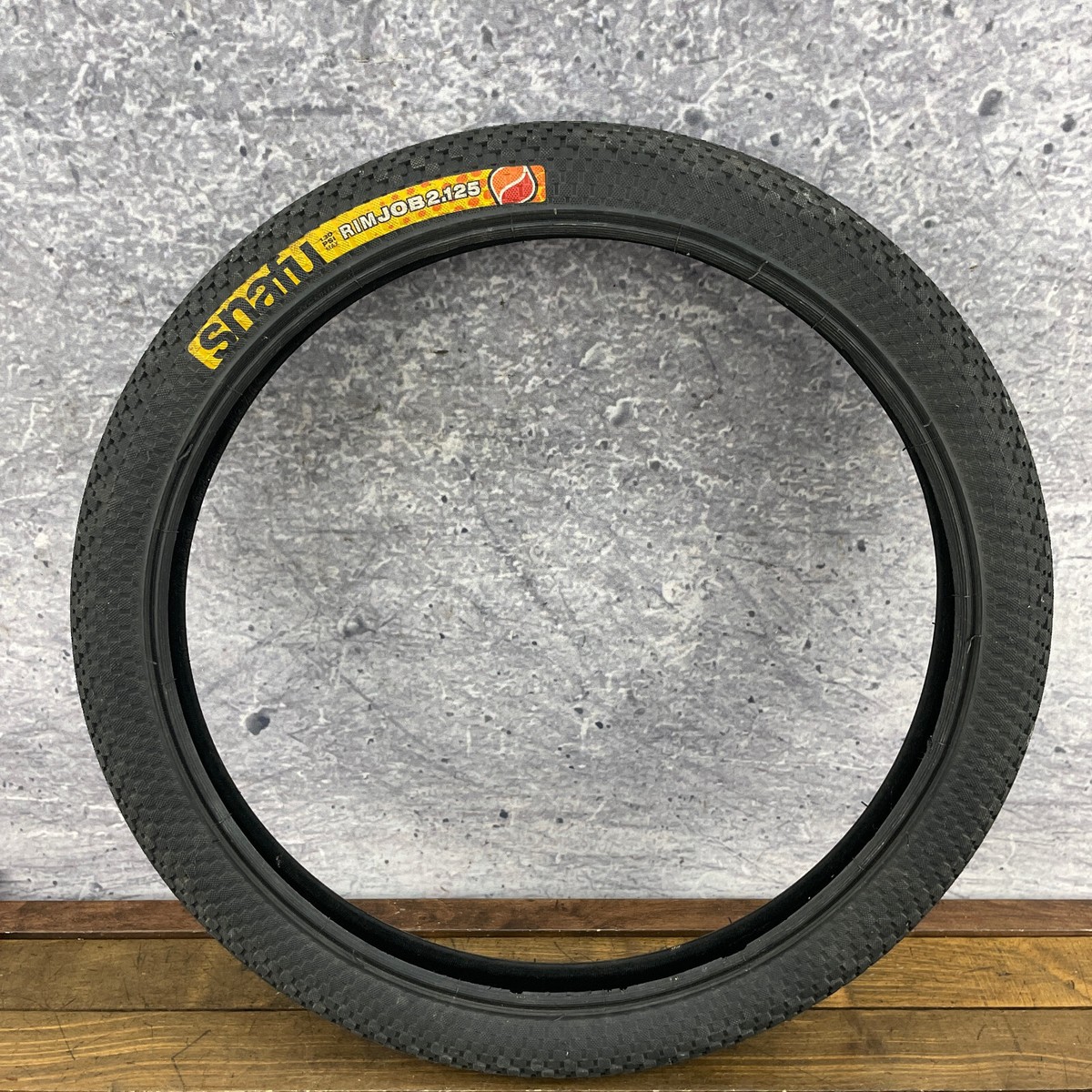 Vintage Snafu Rim Job BMX Tire 20 in 2.125 Mid School BMX