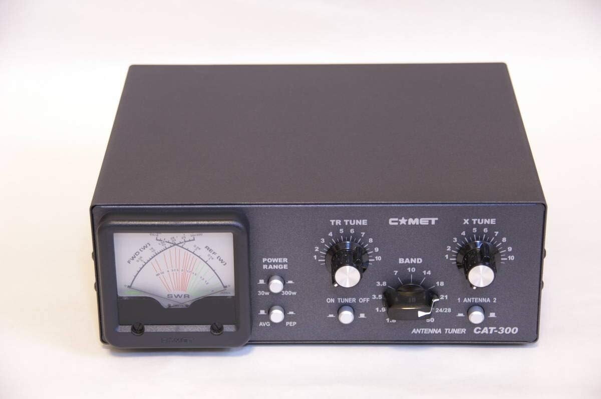 COMET CAT-300 Antenna Tuner 1.8~50MHz Max 200w Ham Radio Equipment