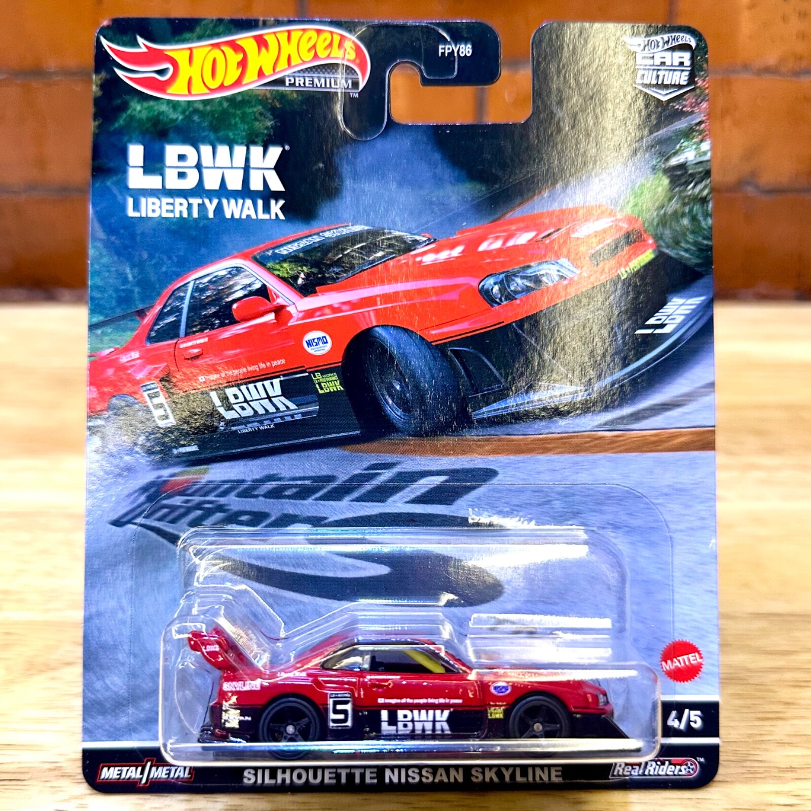 Hot Wheels Premium Nissan Skyline LB-ER34 Super Silhouette LBWK Liberty Walk