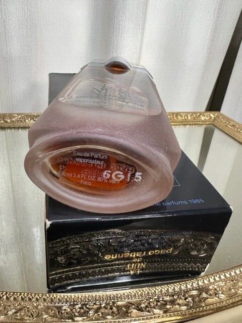 La Nuit Paco Rabanne edp 100 ml. Rare, vintage 1985 original