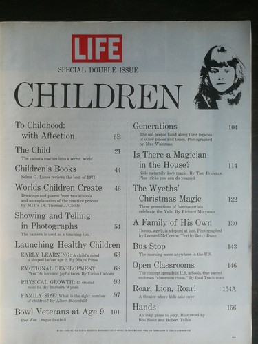 Life Magazine December 17, 1971 - Special Double Issue Children - Ads - C2 - Picture 2 of 2
