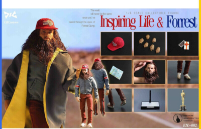 New DJ-CUSTOM EX-002 1/6 Inspiring Life Running Forest Gump 12 