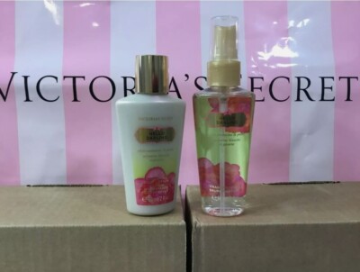 VICTORIA'S SECRET HELLO DARLING BODY MIST & BODY LOTION TRAVEL SET 2.O OZ