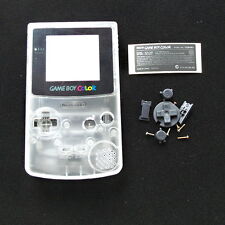 Clear White Crystal Full Housing Shell for Nintendo Game boy Color GBC OEM