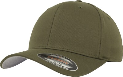YUPOONG Inc. Cap Flexfit Wooly Combed Cap in Olive