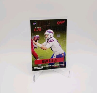 JOSH ALLEN 2021 Panini Prestige 188/299 Red Xtra Points Time Stamped BILLS 