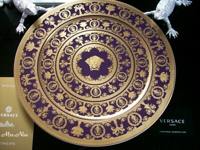 Rosenthal Versace I Love Baroque Violet 1 x Platzteller 33 cm ***1 A NEUWARE***