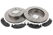 Mapco Brake Discs and Pads Kit for SUBARU JUSTY III 1.3 AWD 03-