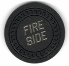 Fire Side $10 Cardroom Gaming Chip, Patterson CA — photo 1
