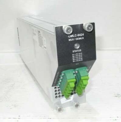 C-COR PLEXIS MFX 8 CHANNEL + EXPANS CHANNEL MUX/DEMUX CARD OMLC-9424