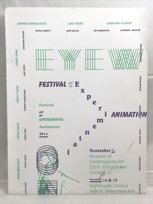 2014 Festival of Experimental Animation tour poster Eyeworks Eye Works 
