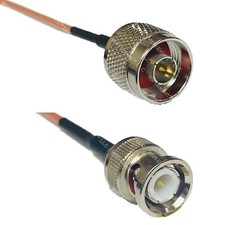 RG316 N MALE to BNC MALE Coax RF Cable USA-Ship