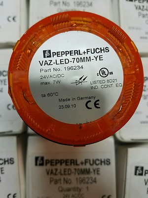 PEPPERL & FUCHS VAZ-LED-70MM-YE NSFP VAZLED70MMCL 196234