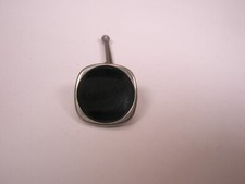 SINGLES 1 1/2"Black Square Vintage STAG Formal Tux Shirt Prom Groom Stud b139