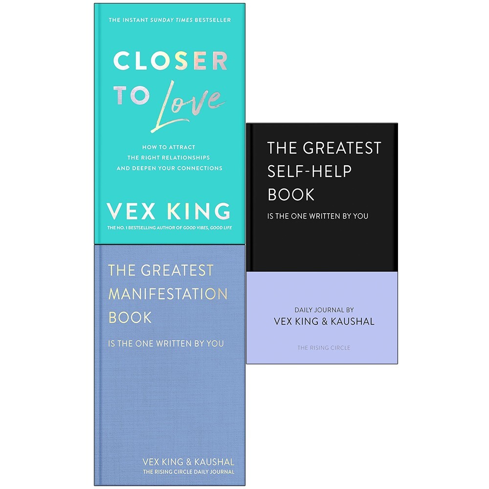 Vex King Collection 3 Books Set (Closer to Love, Greatest Manifestation Book)