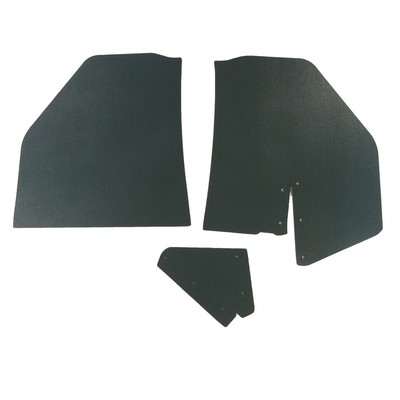 Kick Panel Board for 1957 Buick Century Special Black Front Left Right 3 pieces
