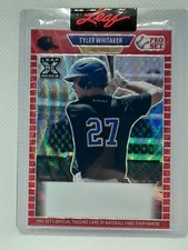 Tyler Whitaker 2021 Leaf Pro Set Metal - Pre-Production Proof - AUTO -