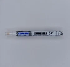Dykem Sudz Off WHITE Detergent Removable Temporary Ink Marking Pen Marker