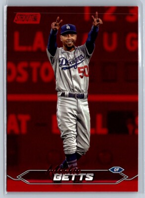 2024 Topps Stadium Club Red #167 Mookie Betts Los Angeles Dodgers