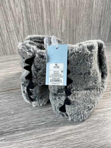 Cat & Jack Wolf Slippers NWT Youth size 11/12 XL - Picture 5 of 11
