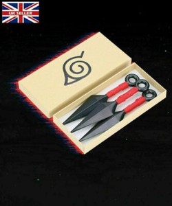 3pcs Ninja Kakashi Kunai Weapons Anime Diy Naruto Konoha Sasuke Toys Cosplay Ebay