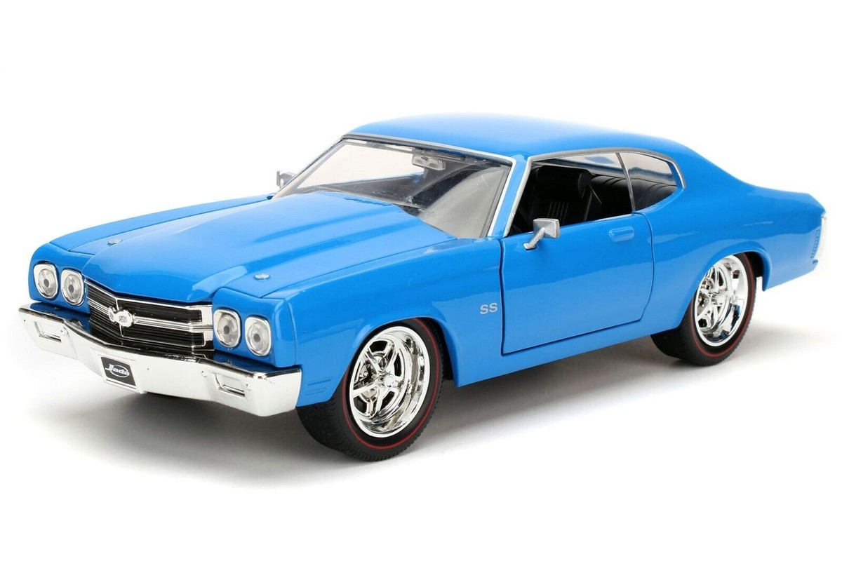 JADA BIGTIME MUSCLE BTM 1970 CHEVY CHEVELLE SS BLUE 1:24 NEW NO