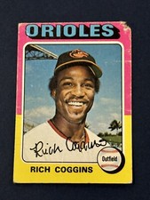 1975 Topps Mini Rich Coggins #167 Baltimore Orioles (D)