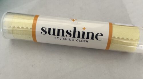 Single Sunshine Polishing Cloth Jewelry Cleaner in Tube Silver Brass Gold Copper