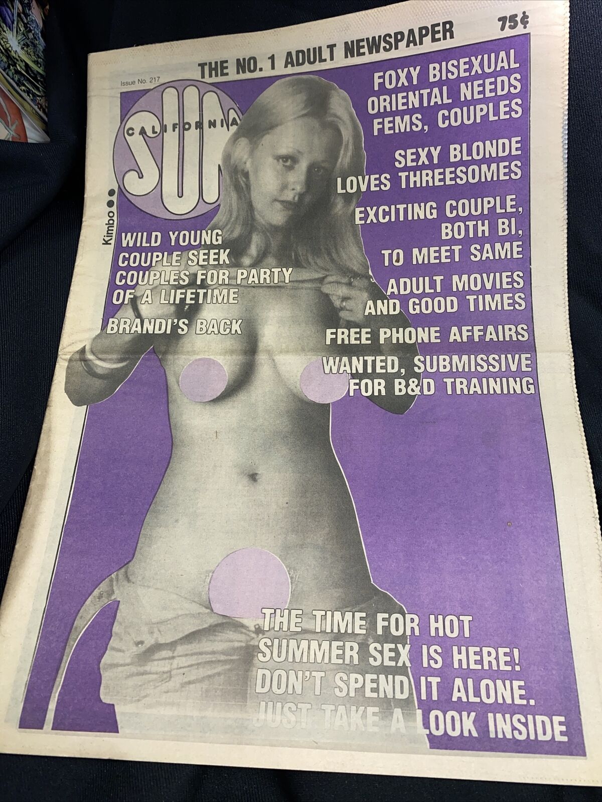 Original 1980s Sun California Magazine Swingers Magazine Rare cool Swinger Mag eBay image