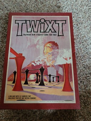 Vintage 1962 Twixt 3M Bookshelf Chess Style Strategy Game Mining COMPLETE