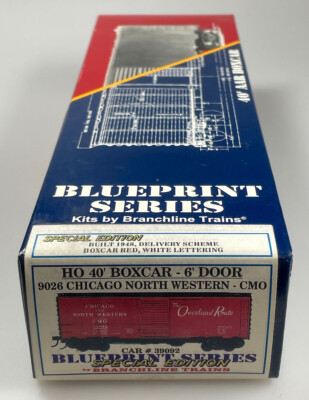 Branchline Trains 9026, H0, 40' Boxcar, 6'Door, C&NW,  Bausatz, selten