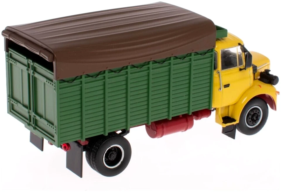 1/43 BERLIET GL900 5 TONNES/TON CANVAS-BACK HIGH-SIDED CARGO TRUCK FRANCE 1976 - Image 2 of 4