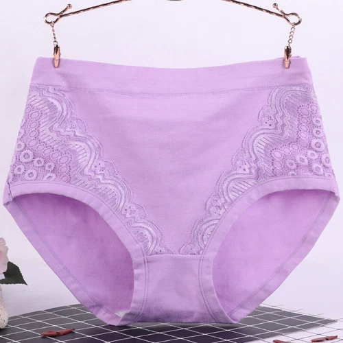 Damen High Waist Baumwolle Slips Slip Übergröße Unterwäsche Panty Unterhose - Bild 6 von 21