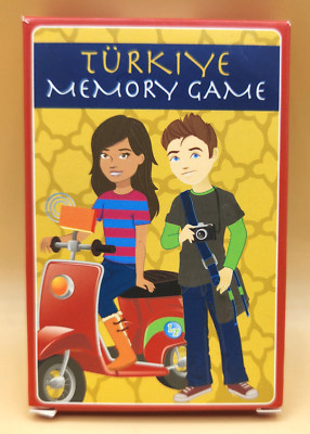 2011 Little Passports Turkey(Turkiye) Memory Card Game, Ages 5+, EUC