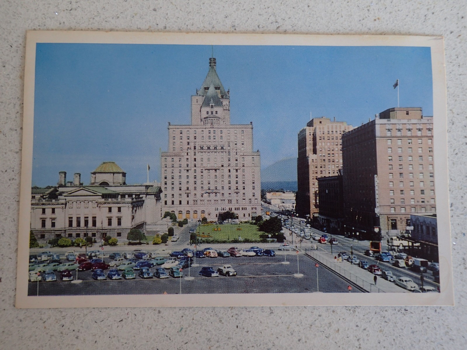 Street Vancouver Canada Court House Vancouver Hotel Vintage