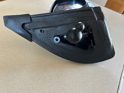 04-10 Chevy Aveo Sedan/Hatchback Passenger Side View Mirror Black - Picture 2 of 5