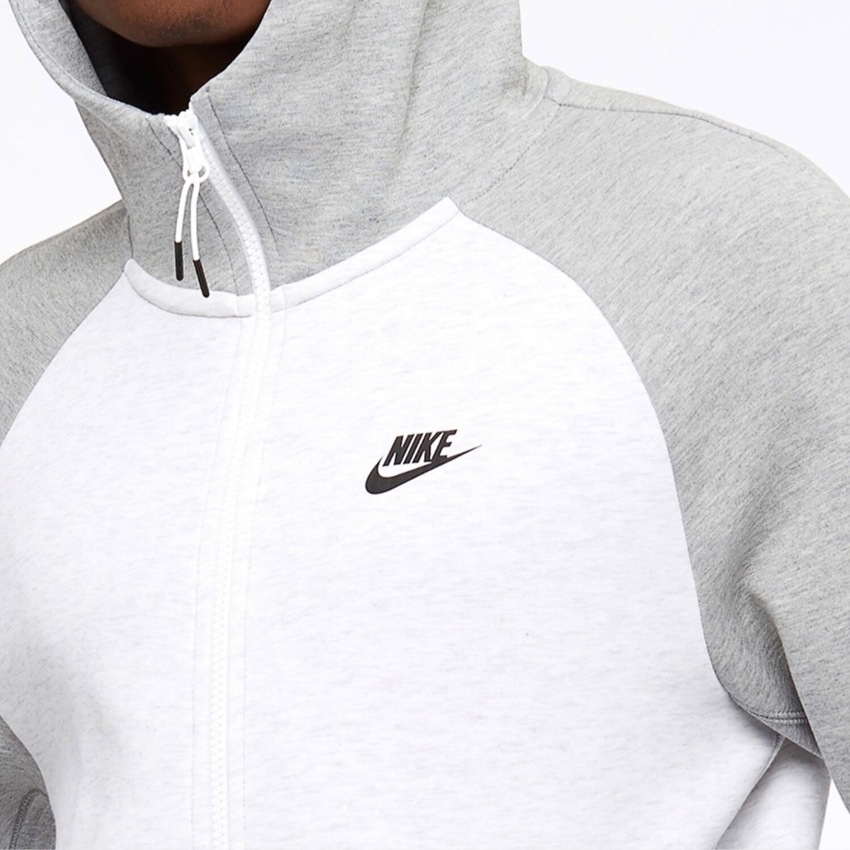 NIKE SPORTSWEAR TECH FLEECE FULL ZIP HOODIE 928483-052 Grey (MEN 
