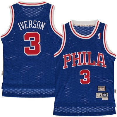 allen iverson throwback sixers jersey