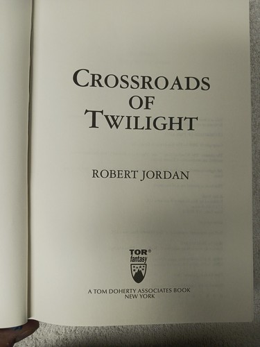 Wheel of Time Book 10 Crossroads of Twilight 1st/1st Edition HARDCOVER Mint Cond - Picture 6 of 9