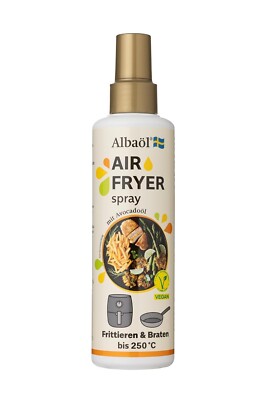 Albaöl AirFryer Spray, Mischung aus High-Oleic-Sonnenblumenöl & Avocadoöl, 190ml