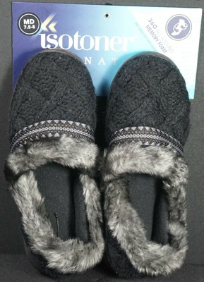 isotoner signature memory foam slippers
